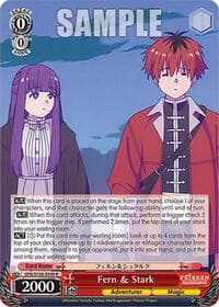 Fern & Stark - Frieren: Beyond Journey's End - Weiss Schwarz card