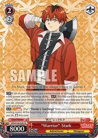"Warrior" Stark - Frieren: Beyond Journey's End - Weiss Schwarz card