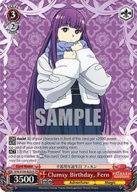 Clumsy Birthday, Fern (SR) - Frieren: Beyond Journey's End - Weiss Schwarz card