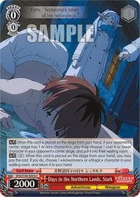 Days in the Northern Lands, Stark - Frieren: Beyond Journey's End - Weiss Schwarz card