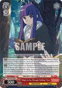 "Magic to See Through Clothing" Fern - Frieren: Beyond Journey's End - Weiss Schwarz card