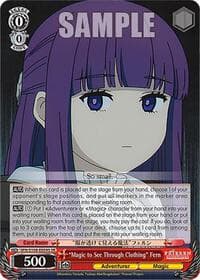 "Magic to See Through Clothing" Fern (SR) - Frieren: Beyond Journey's End - Weiss Schwarz card