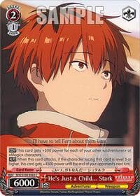 He's Just a Child... Stark - Frieren: Beyond Journey's End - Weiss Schwarz card