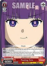 Pouting Fern - Frieren: Beyond Journey's End - Weiss Schwarz card