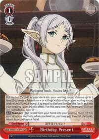 Birthday Present (A) - Frieren: Beyond Journey's End - Weiss Schwarz card