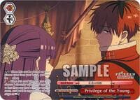 Privilege of the Young (OFR) - Frieren: Beyond Journey's End - Weiss Schwarz card