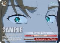 Believing in Her Words (OFR) - Frieren: Beyond Journey's End - Weiss Schwarz card