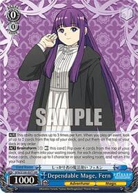 Dependable Mage, Fern - Frieren: Beyond Journey's End - Weiss Schwarz card