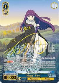 "Mage" Fern (SSP) (Gold Stamp) - Frieren: Beyond Journey's End - Weiss Schwarz card