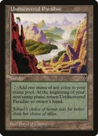 Undiscovered Paradise - Visions - Magic: The Gathering card