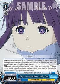 Days in the Northern Lands, Fern (SR) - Frieren: Beyond Journey's End - Weiss Schwarz card