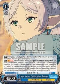 New Year's Celebration, Frieren - Frieren: Beyond Journey's End - Weiss Schwarz card