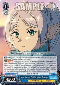 New Year's Celebration, Frieren (SR) - Frieren: Beyond Journey's End - Weiss Schwarz card