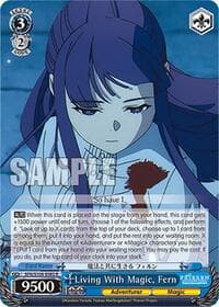 Living With Magic, Fern - Frieren: Beyond Journey's End - Weiss Schwarz card