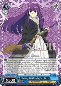 Living With Magic, Fern (SR) - Frieren: Beyond Journey's End - Weiss Schwarz card