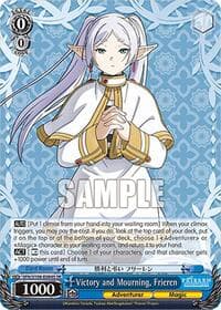 Victory and Mourning, Frieren (SR) - Frieren: Beyond Journey's End - Weiss Schwarz card