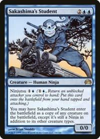 Sakashima's Student - Planechase 2012 - Magic: The Gathering card