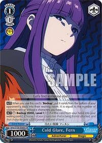 Cold Glare, Fern (SR) - Frieren: Beyond Journey's End - Weiss Schwarz card