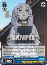 Passing Through the Checkpoint, Frieren - Frieren: Beyond Journey's End - Weiss Schwarz card