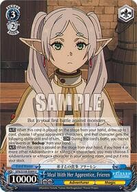Meal With Her Apprentice, Frieren - Frieren: Beyond Journey's End - Weiss Schwarz card