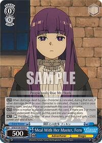 Meal With Her Master, Fern - Frieren: Beyond Journey's End - Weiss Schwarz card