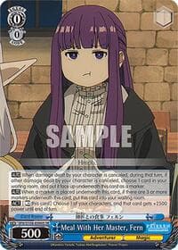 Meal With Her Master, Fern (SR) - Frieren: Beyond Journey's End - Weiss Schwarz card