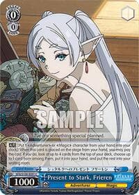 Present to Stark, Frieren - Frieren: Beyond Journey's End - Weiss Schwarz card