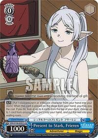 Present to Stark, Frieren (SR) - Frieren: Beyond Journey's End - Weiss Schwarz card