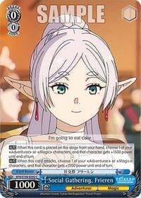 Social Gathering, Frieren - Frieren: Beyond Journey's End - Weiss Schwarz card