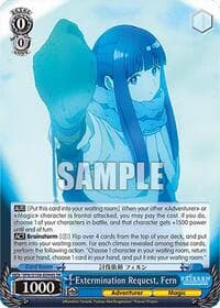 Extermination Request, Fern (SR) - Frieren: Beyond Journey's End - Weiss Schwarz card