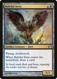 Baleful Strix - Planechase 2012 - Magic: The Gathering card