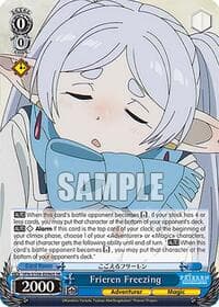 Frieren Freezing (SR) - Frieren: Beyond Journey's End - Weiss Schwarz card