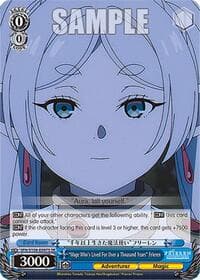 "Mage Who's Lived For Over a Thousand Years" Frieren (SR) - Frieren: Beyond Journey's End - Weiss Schwarz card