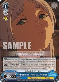 Demons' Attack, Frieren (SR) - Frieren: Beyond Journey's End - Weiss Schwarz card