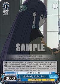 Motherly Role, Fern - Frieren: Beyond Journey's End - Weiss Schwarz card