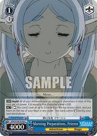 Morning Preparations, Frieren - Frieren: Beyond Journey's End - Weiss Schwarz card