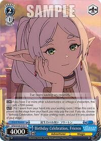 Birthday Celebration, Frieren - Frieren: Beyond Journey's End - Weiss Schwarz card