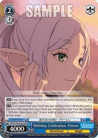 Birthday Celebration, Frieren (SR) - Frieren: Beyond Journey's End - Weiss Schwarz card