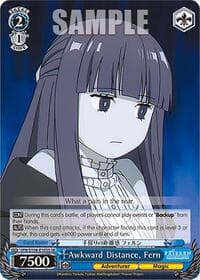 Awkward Distance, Fern (SR) - Frieren: Beyond Journey's End - Weiss Schwarz card