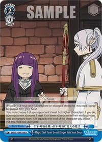 Magic That Turns Sweet Grapes Into Sour Ones - Frieren: Beyond Journey's End - Weiss Schwarz card