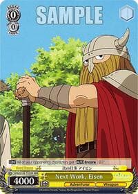 Next Work, Eisen (RRR) - Frieren: Beyond Journey's End - Weiss Schwarz card