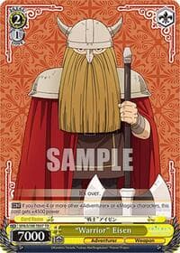 "Warrior" Eisen - Frieren: Beyond Journey's End - Weiss Schwarz card