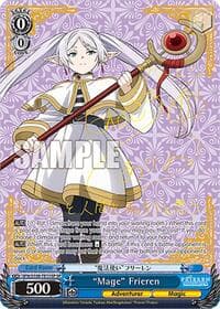 "Mage" Frieren (SP) (Gold Stamp) - Frieren: Beyond Journey's End - Weiss Schwarz card