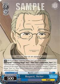 Request, Heiter (RRR) - Frieren: Beyond Journey's End - Weiss Schwarz card