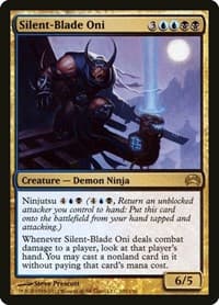 Silent-Blade Oni - Planechase 2012 - Magic: The Gathering card