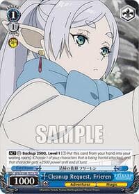 Cleanup Request, Frieren - Frieren: Beyond Journey's End - Weiss Schwarz card