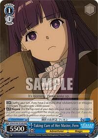 Taking Care of Her Master, Fern (RRR) - Frieren: Beyond Journey's End - Weiss Schwarz card