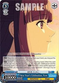 New Year's Celebration, Fern - Frieren: Beyond Journey's End - Weiss Schwarz card
