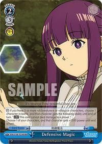 Defensive Magic (RRR) - Frieren: Beyond Journey's End - Weiss Schwarz card