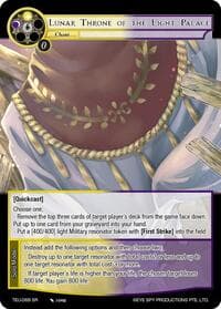 Lunar Throne of the  Light Palace - Timeless Eclipse of the Underworld - Force of Will card